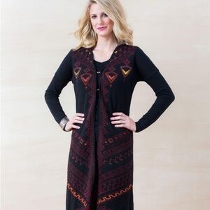 Simply Natural Alpaca Blend Two Sides of Wonderful Reversible Vest L Western